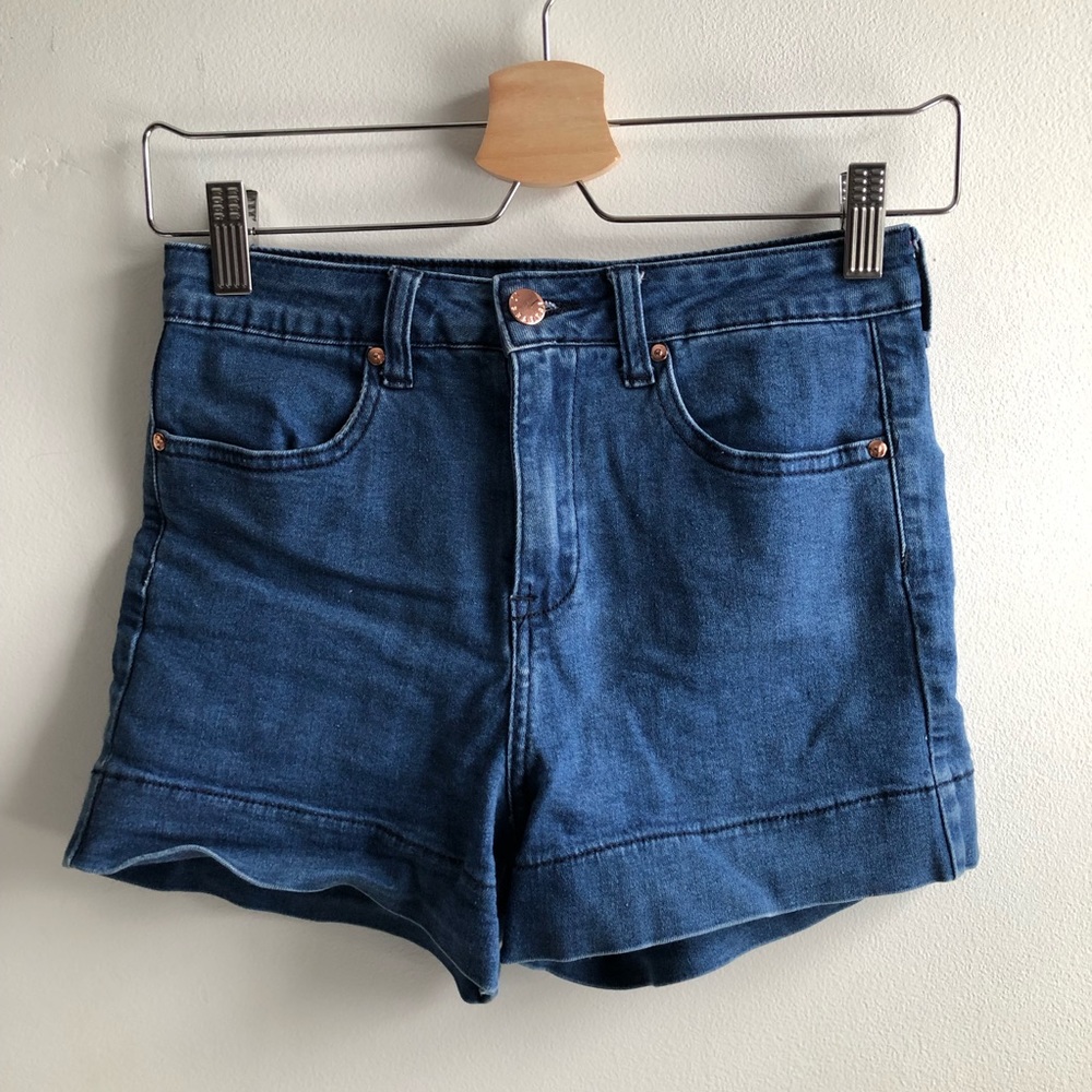 High-Waisted F21 Denim Shorts
